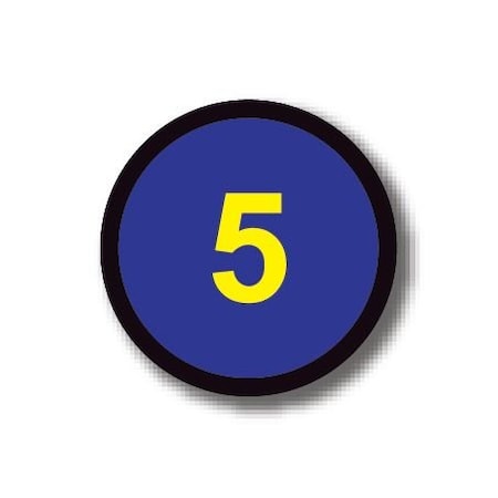 Ergomat 17in CIRCLE SIGNS-5 DSV-SIGN 289 #6076 -UEN